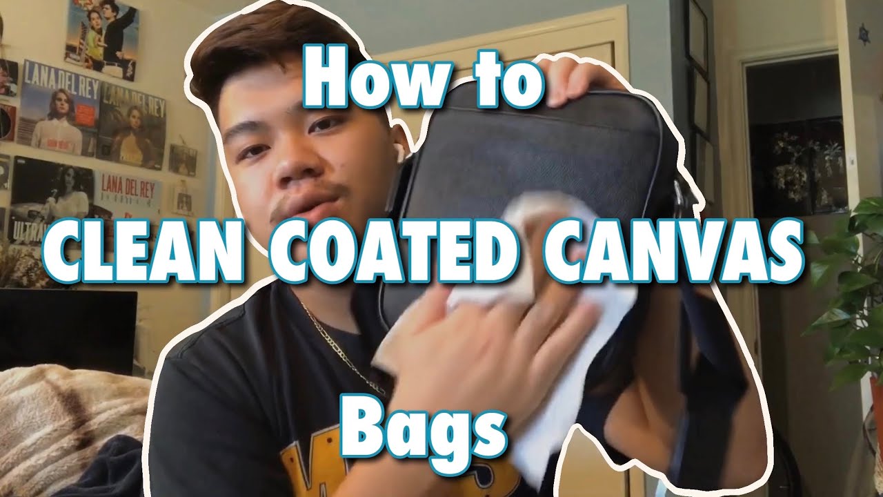 How To CLEAN COATED CANVAS Handbags