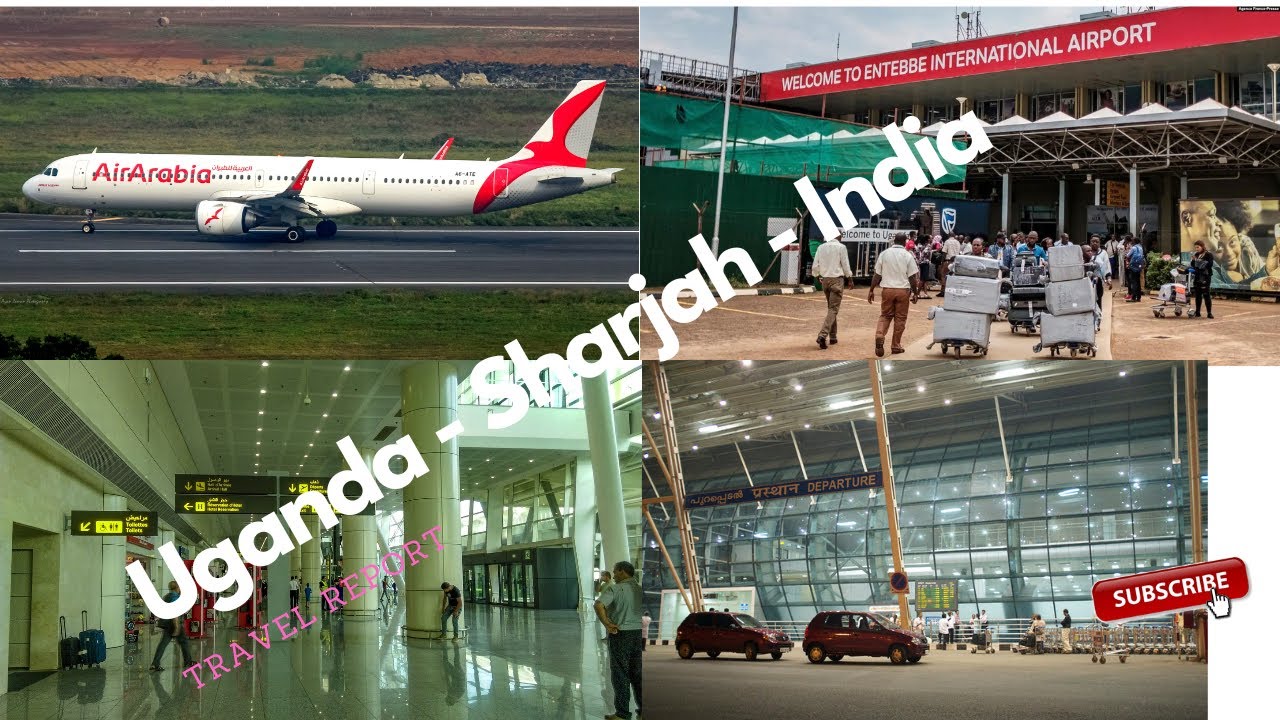 Uganda to Sharjah to India Flying Experience | #FlightReport #AirportExperience #Documentary
