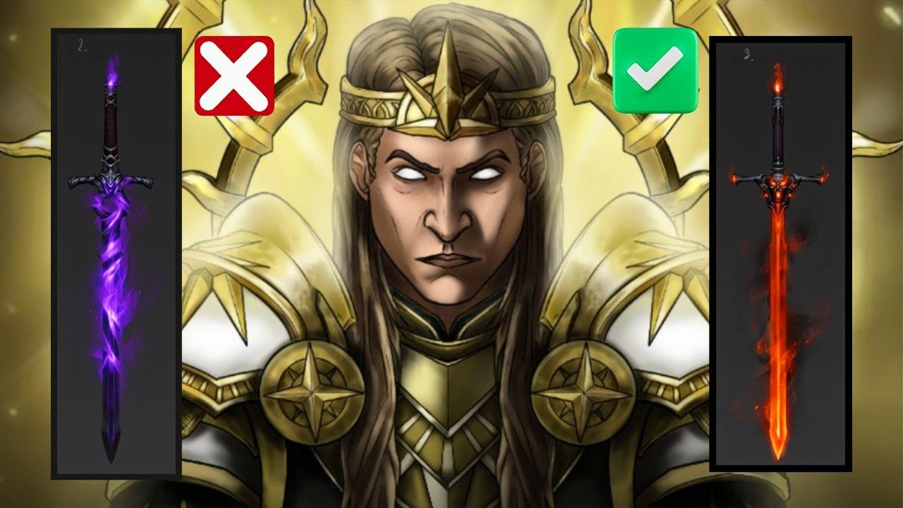 Attention ❌ Don't make this mistake on choosing KOTL New epic Weapon || Shadow Fight 4 Arena