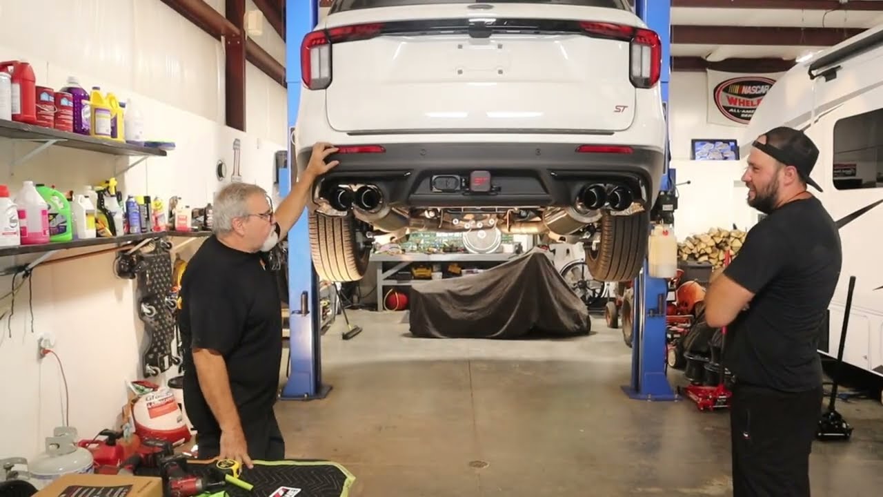 Выхлоп Ford Explorer ST AWE 2025+ от моего соседа Майка #awetuning