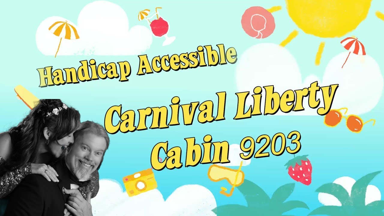 Каюта 9203 на лайнере Carnival Liberty оборудована для людей с ограниченными возможностями.