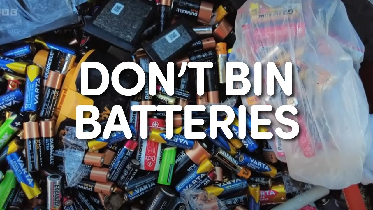 Why you should never bin batteries