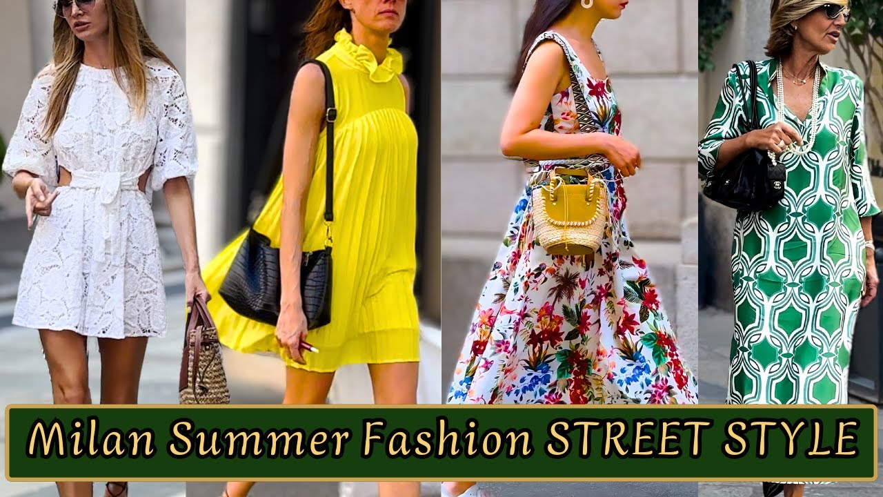 Letnia moda uliczna w Mediolanie: co noszą ludzie we Włoszech?