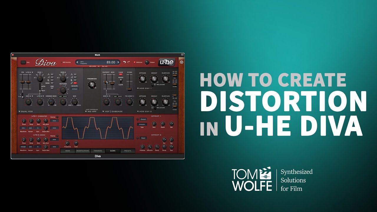 U he Diva - How To Add Distortion