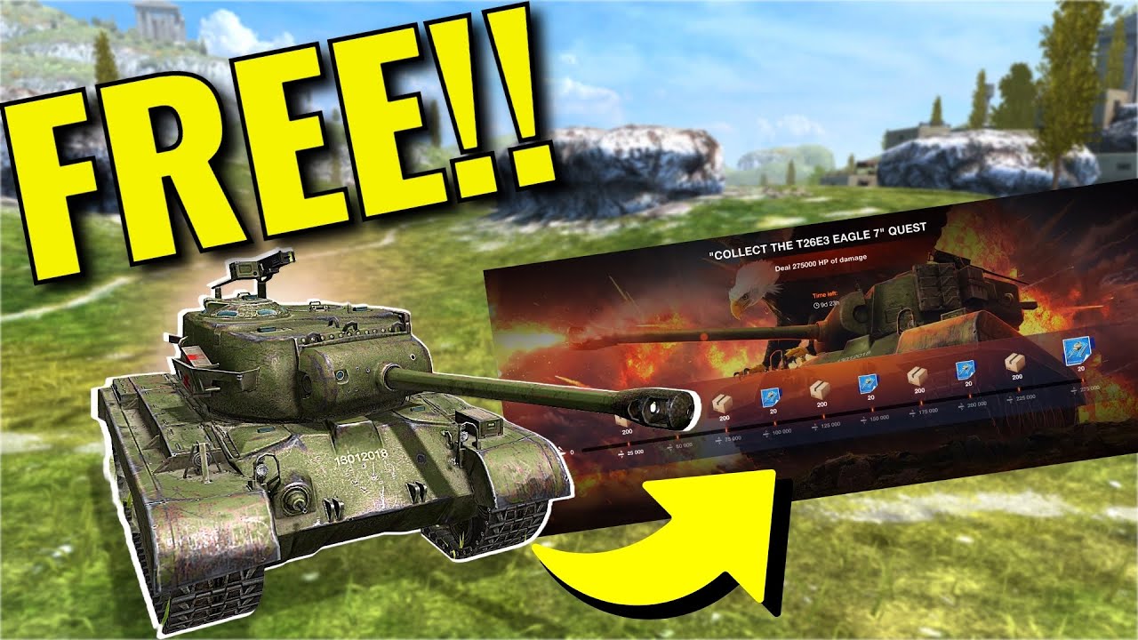 T26E3 EAGLE FOR FREE NOW!! | World of Tanks Blitz