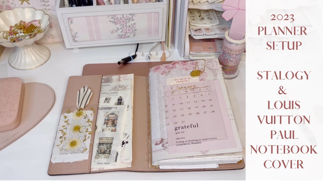 2023 PLANNER SETUP | STALOGY | LOUIS VUITTON PAUL NOTEBOOK COVER