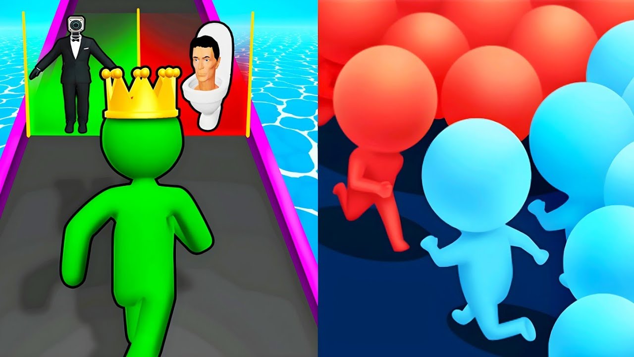 Satisfying Mobile Gameplay 2024... Count Master vs Giant Rush 3D / ASMR Game