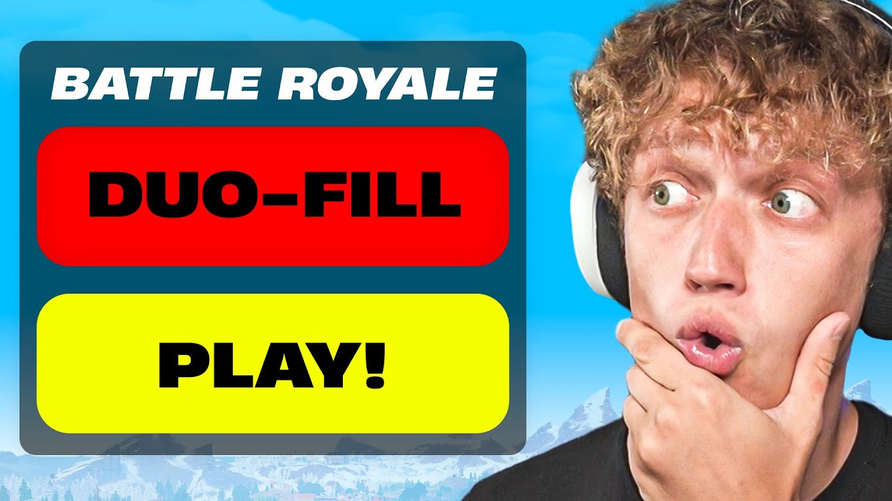 I Hosted A Tournament That Gives You A *RANDOM DUO* In Chapter 5 Fortnite!