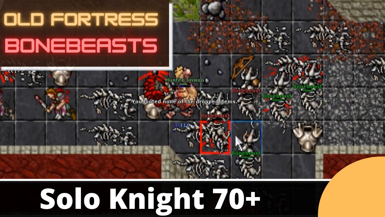 Old Fortress -1 [Tibia Solo EK 70+]