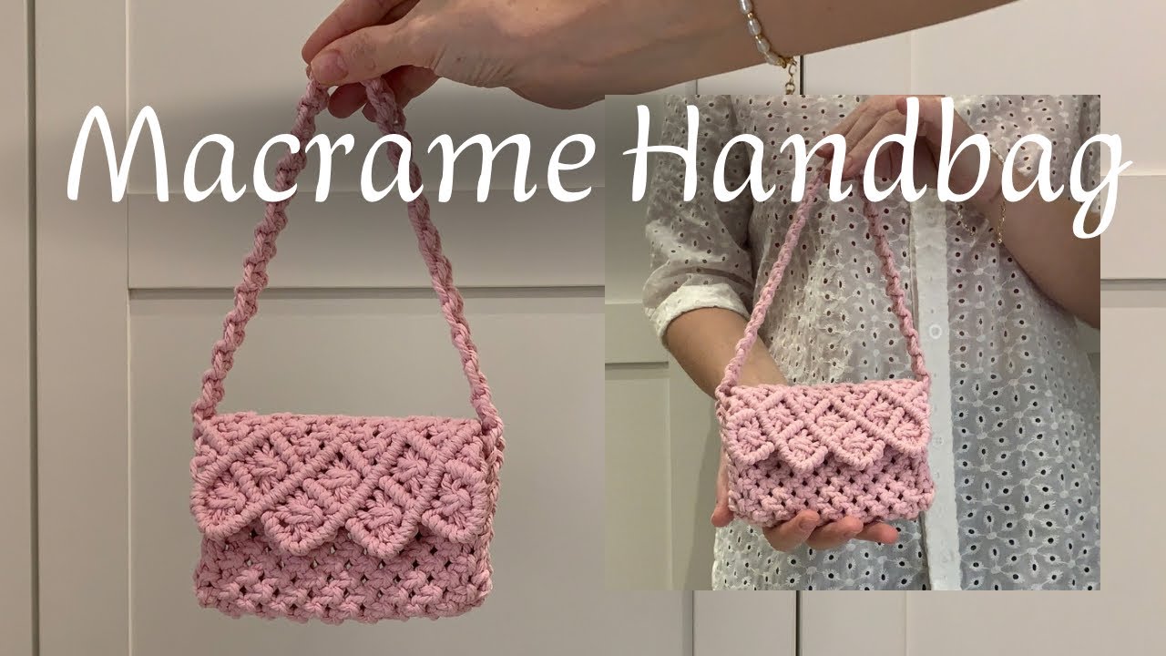 Bolsa de Macramê Charmosa 💖 | Tutorial Fácil Passo a Passo