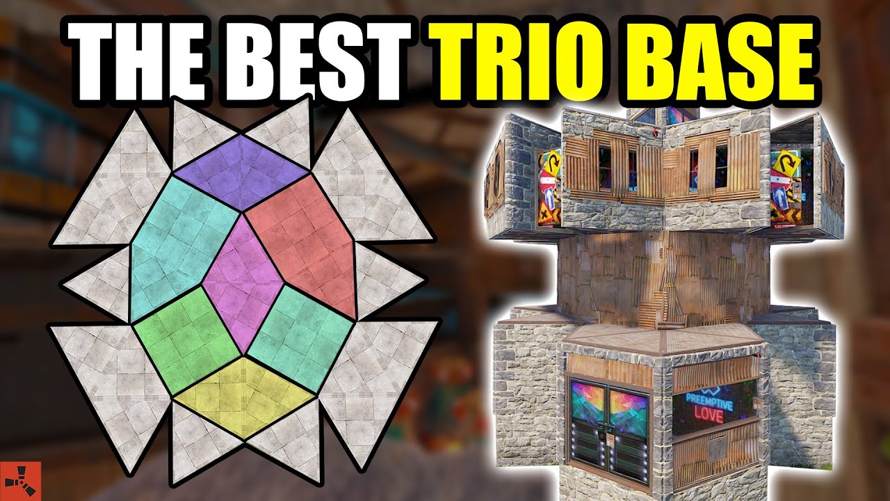 The BEST Solo/Duo/Trio Base In RUST - Strong Base Design (2024)