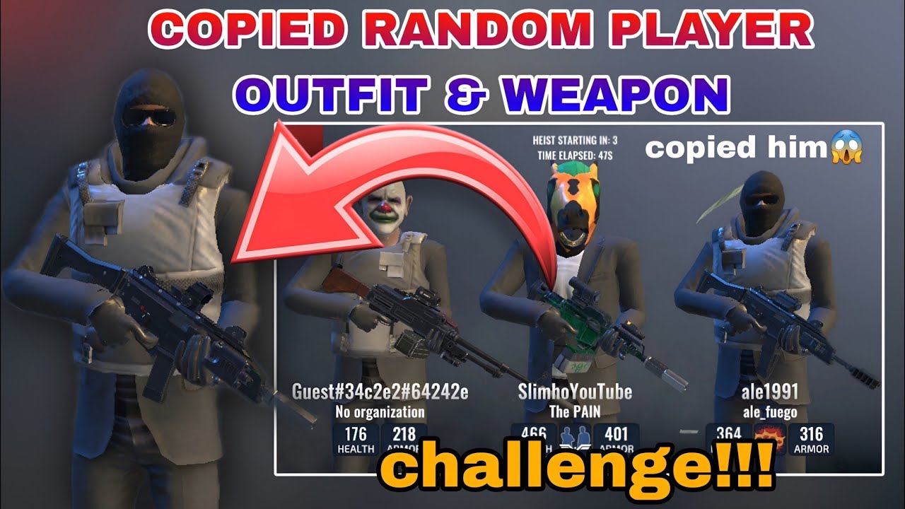 Almost Dxd, Trying out this challenge, Armed Heist 