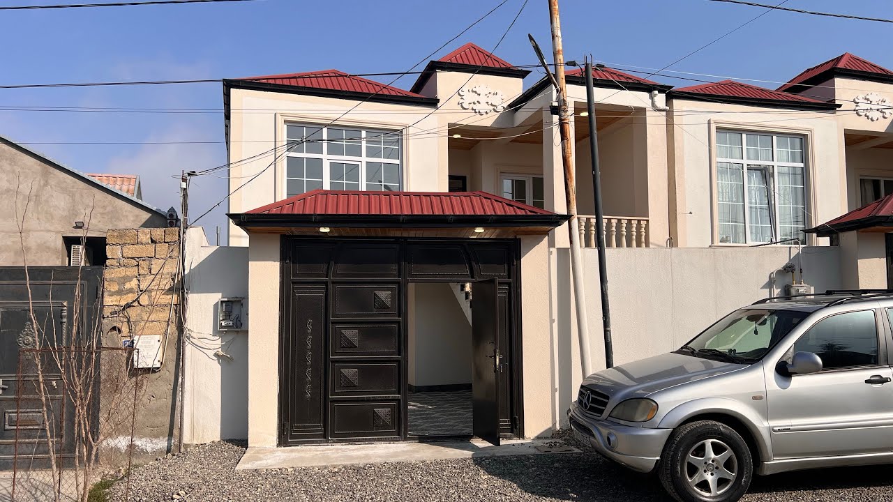 ƏLA YERLƏŞMƏLİ MODERN 5 OTAQ PAKET KUPÇALI QARAJLI EV SATILIR. QİYMƏT 105.000 AZN ☎️ 077-744-36-33
