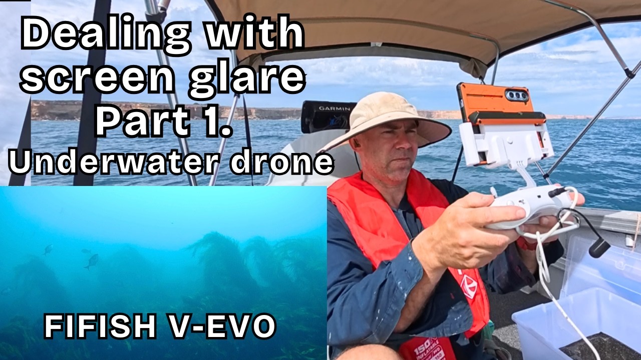 Объяснение проблемы бликов на экране подводного дрона | Погружение с FIFISH V-EVO (Часть 1)