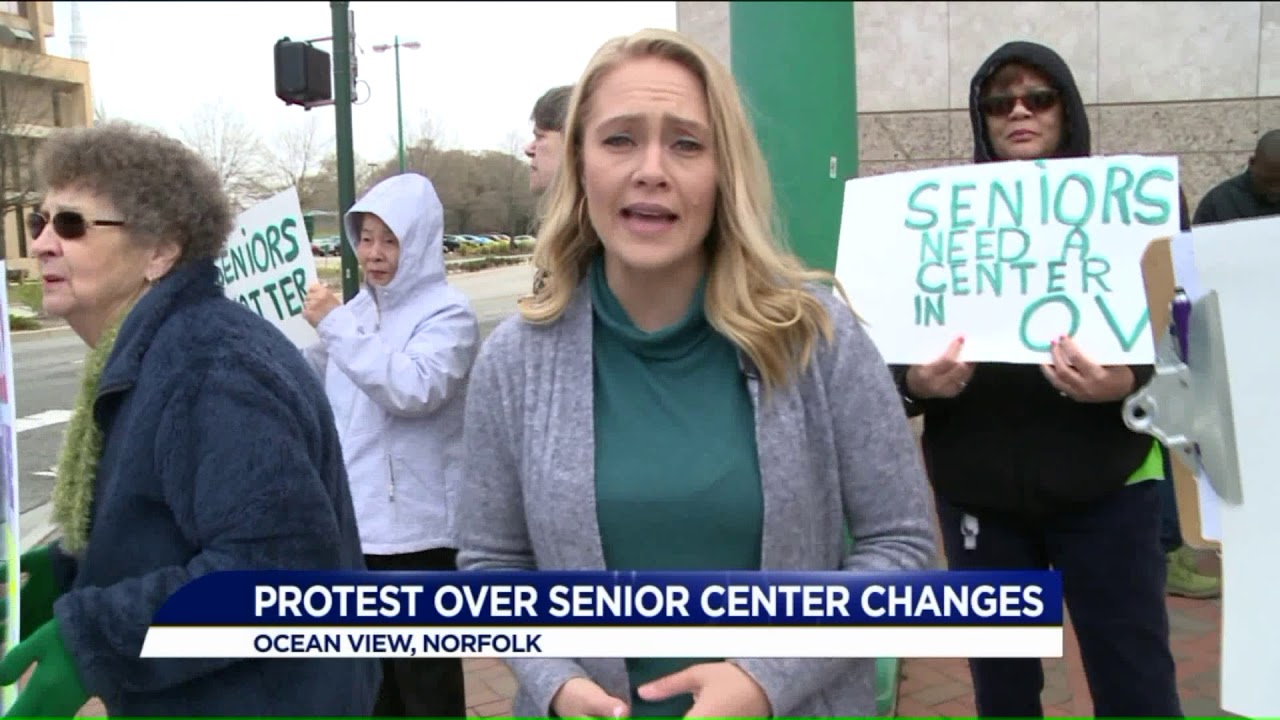Senior citizens protest to keep center in Ocean View