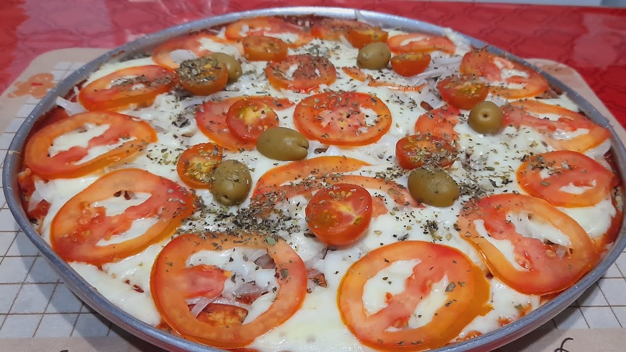 Pizza Caseira Sem Glúten & Sem Lactose