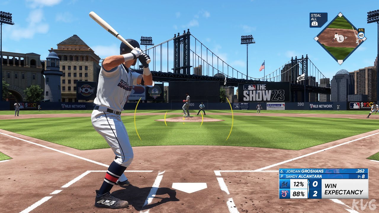 MLB The Show 23 - Miami Marlins vs Jacksonville Jumbo Shrimp - Gameplay (PS5 UHD) [4K60FPS]