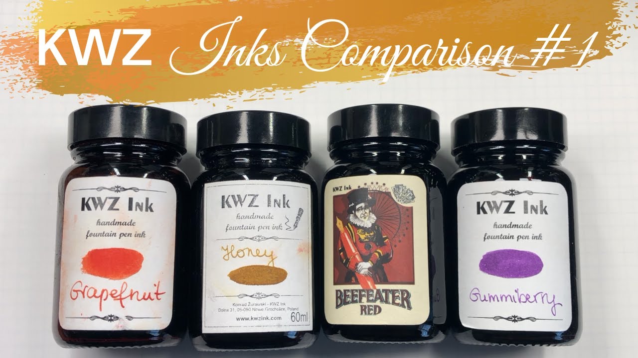 KWZ Inks Comparison #1