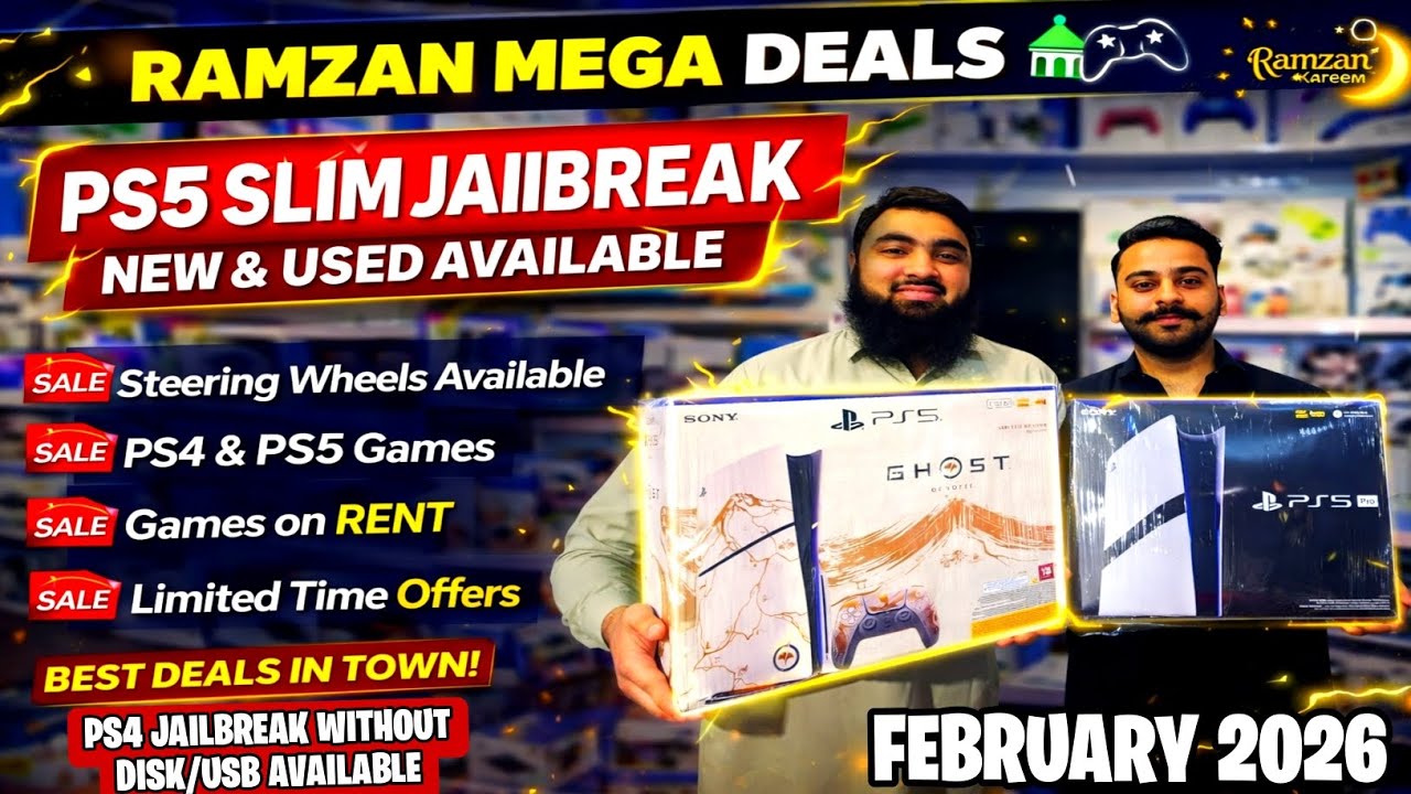 Ramzan Deal||New Used Gaming Consoles m,Gaming,Controllers,Steering Wheels Latest Prices On Feb 2026