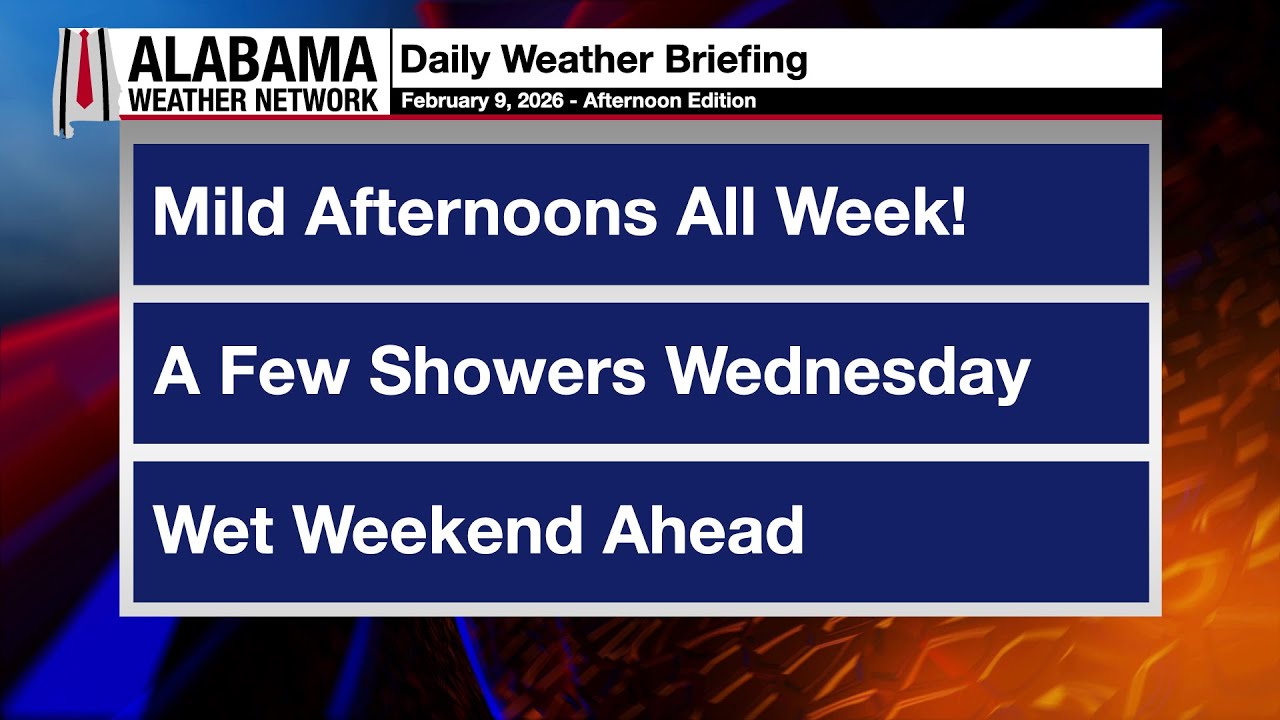 James Spann's Afternoon Briefing - Monday 2.9.26