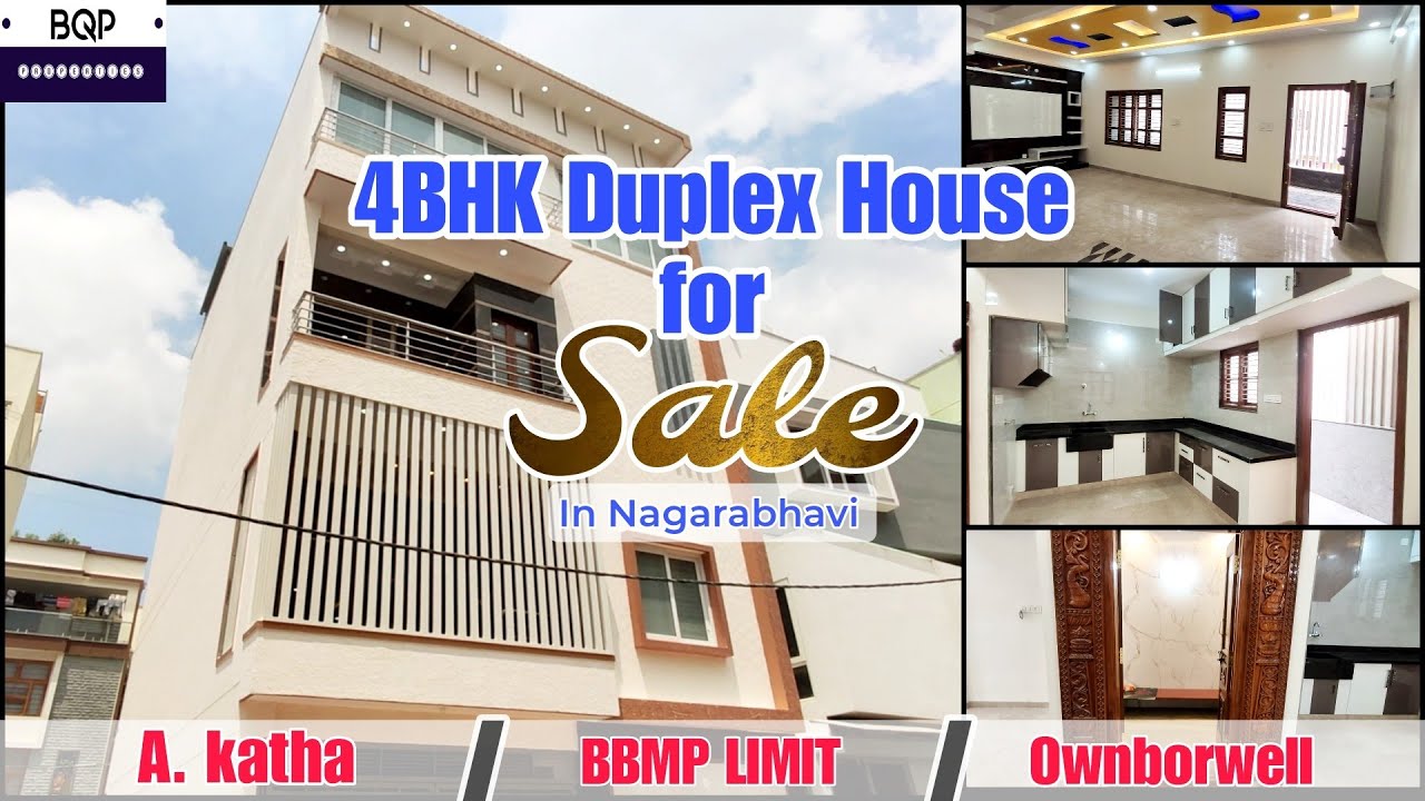 4BHK Duplex House for Sale in Nagarbhavi Bangalore #NB 06 @Bqpproperties