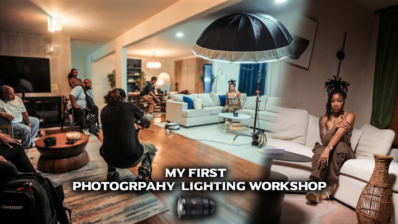 I hosted my first Photography lighting workshop