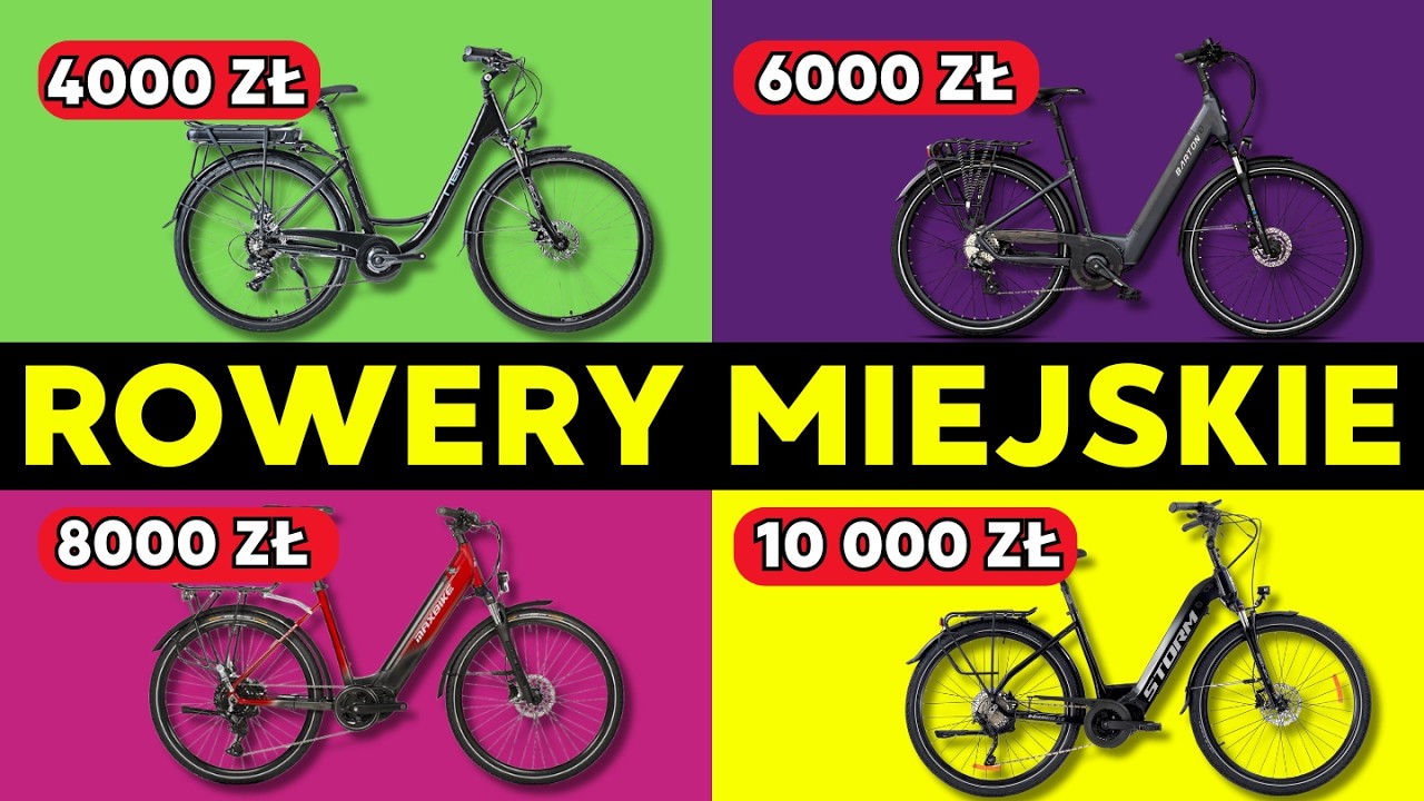 Miejski Rower Elektryczny za 4000, 6000, 8000, 10000 zł - Jaki E-bike Wybrać?