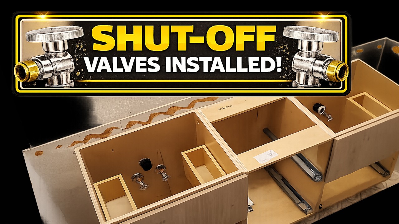 $4.58? Installing Shut-Off Valves Under Bathroom Vanity