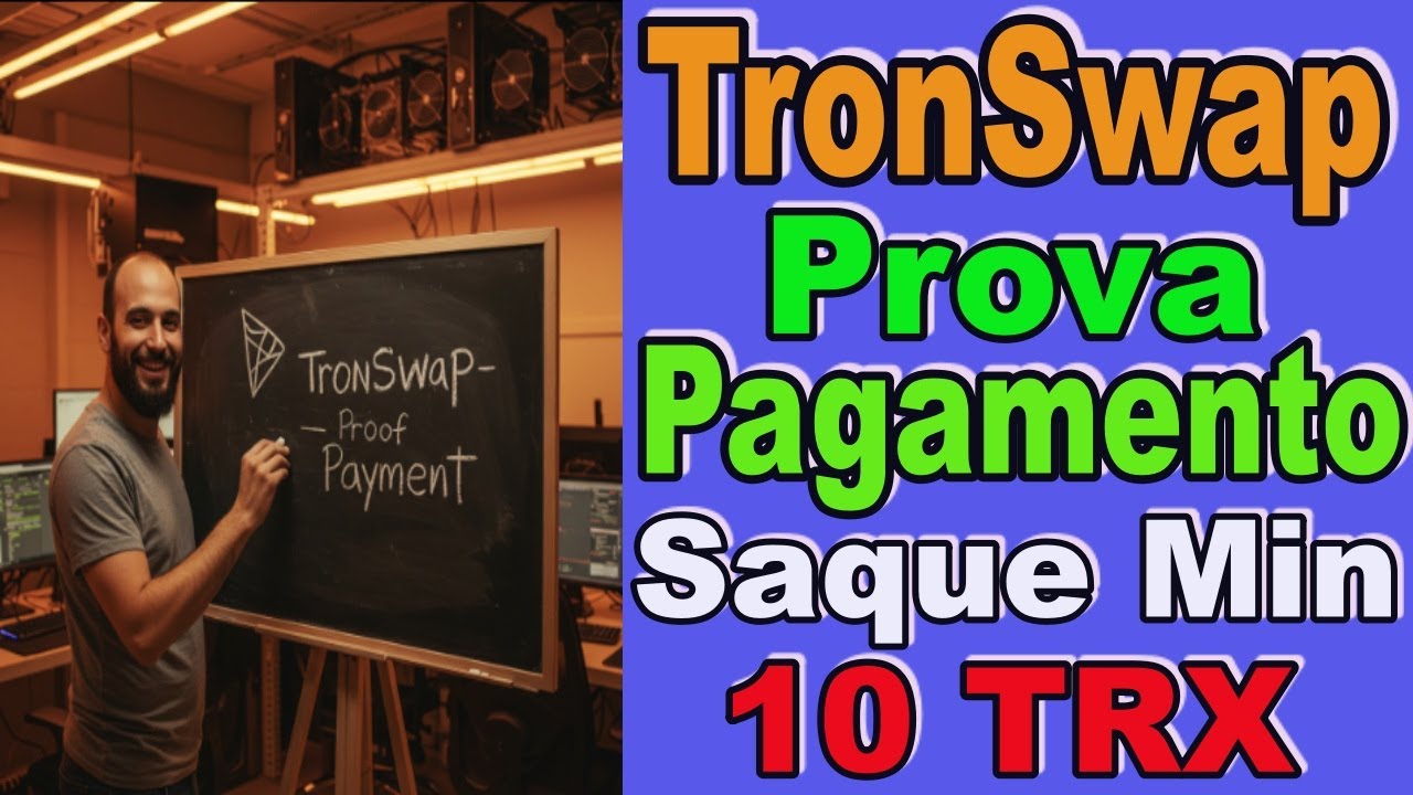 TronSwap Paga Mesmo? Veja a Prova de Saque e Como Ganhar TRX Diariamente.
