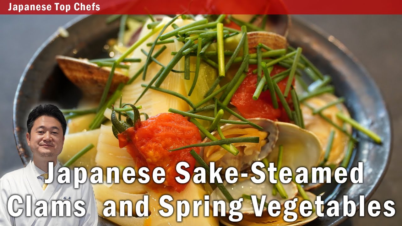 [ENG SUB] Japanese Sake-Steamed Clams And Spring Vegetables
