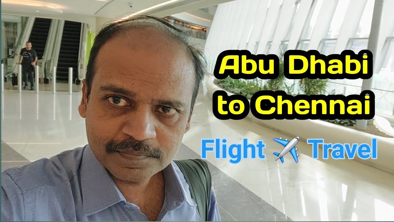 Abu Dhabi to Chennai Flight Travel ✈️ | Sky View | Flight Landing in Chennai |@JebaTravelVideos