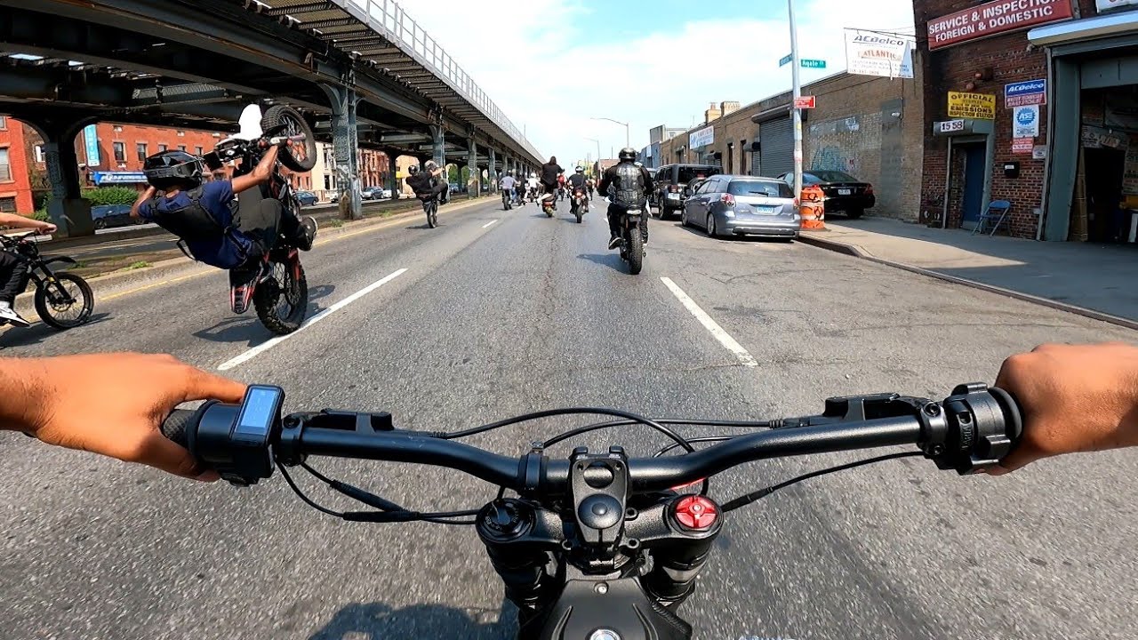 1st group ride on my new Talaria xXx!! Manhattan to Far Rockaway beach (NYC stylers/S3 ride out)