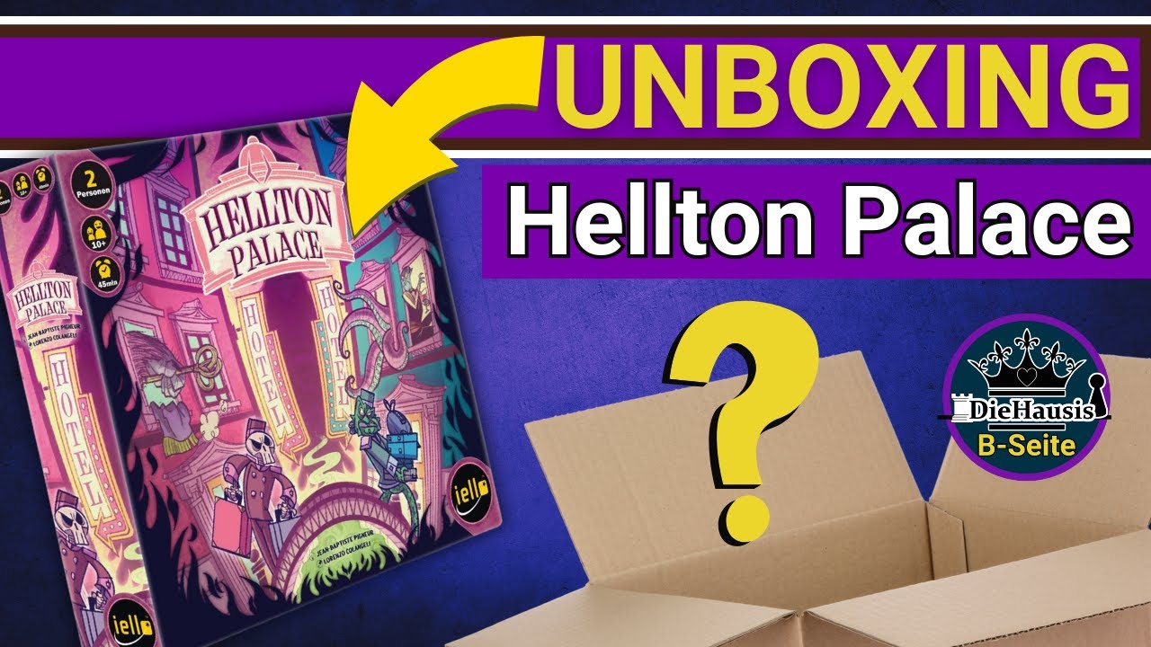 Hellton Palace | 📦 Spiel Unboxing (2 Personen Spiel) | DieHausis B-Seite