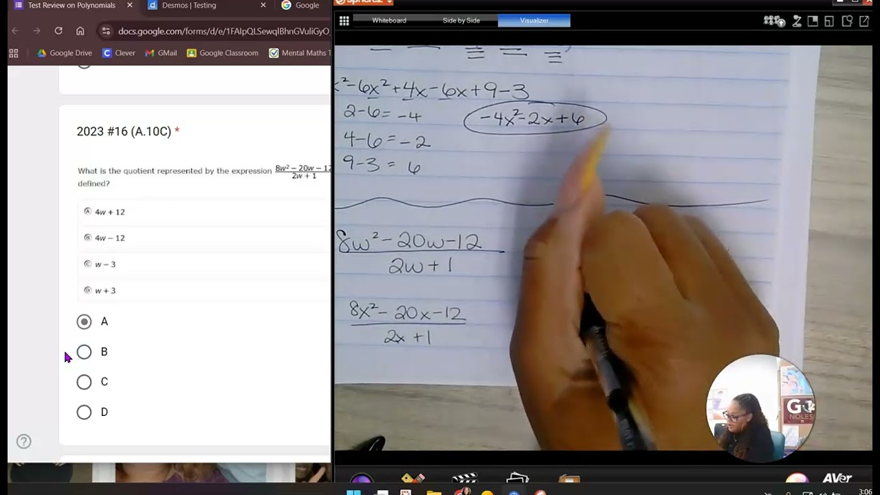 test review part 3--factoring polynomials