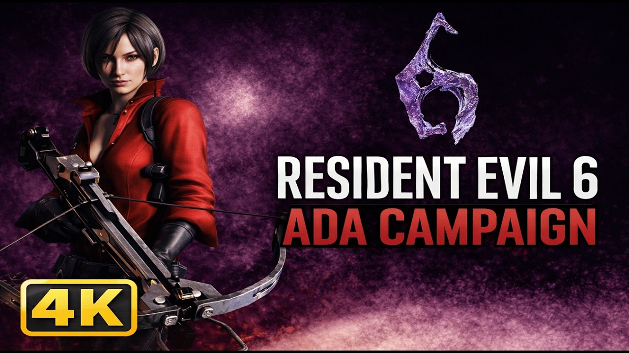 Resident Evil 6 Ada Campaign – Full Gameplay (No Commentary) | Professional | 4K Texture Mod