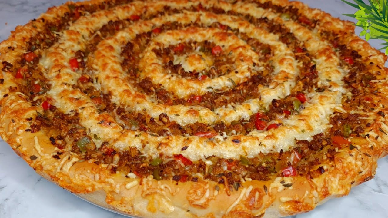فطيرة بشكل رائع 👌 لذيذة جدا و سهلة التحضير بحشوة بسيطة 👍