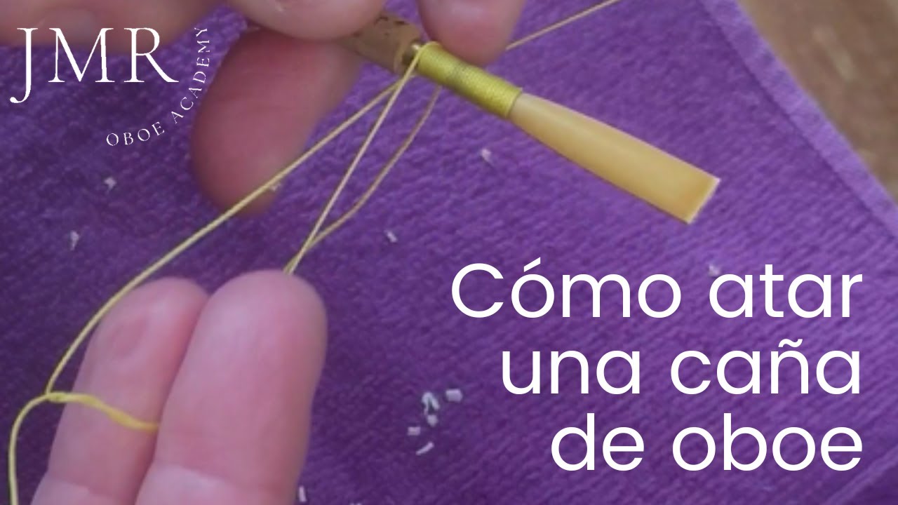 Cómo atar una caña de oboe