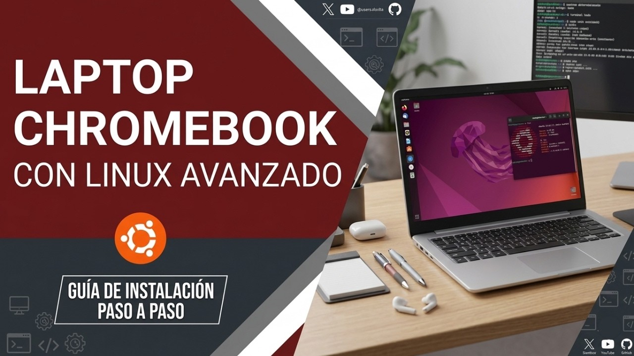 🔥 COMO INSTALAR LINUX EN UNA LAPTOP CHROMEBOOK EN 2025