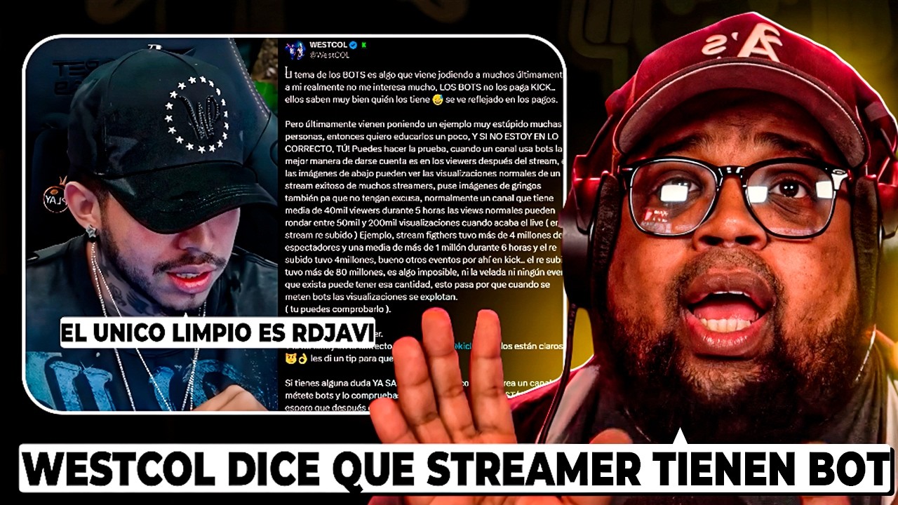 WESTCOL HABLA DE LOS STREAMER QUE USAN BOTS Y MENCIONA A RDJAVI 😱