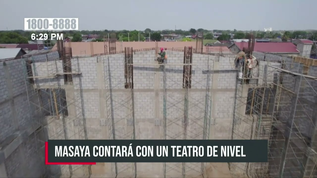 Masaya contará con un teatro de nivel y una infraestructura moderna