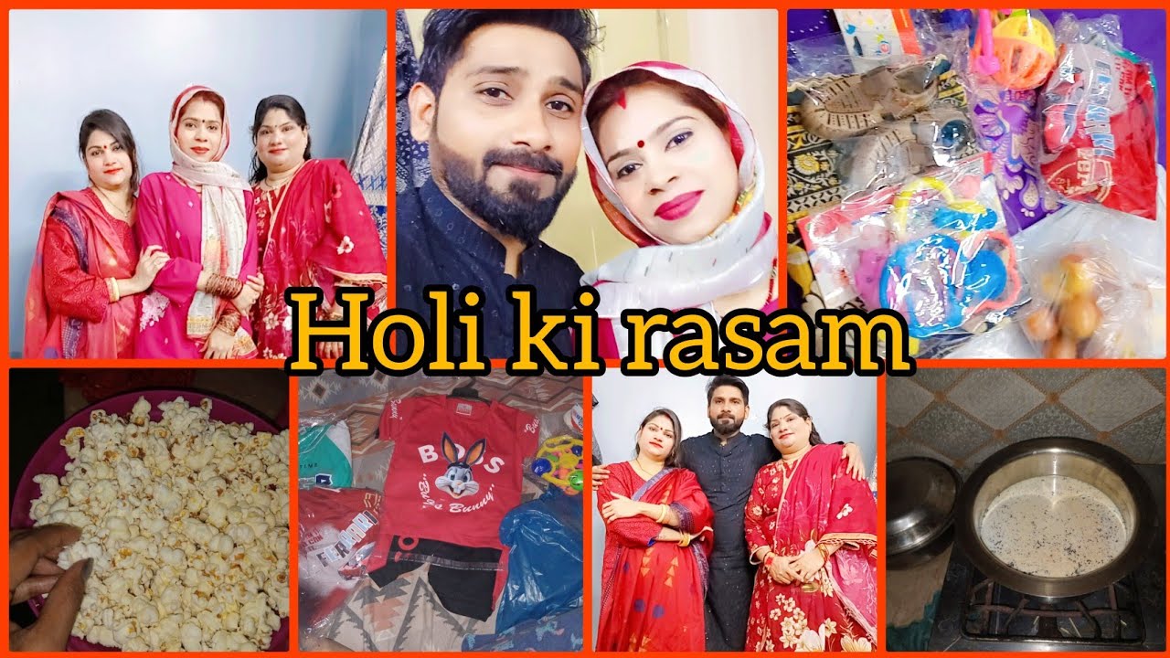 Holi ka Gift le kar gaye Nand k ghr pe rasam puri ki holi ki Daily vlog 