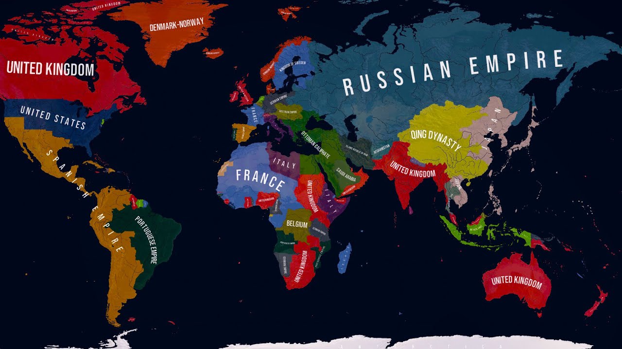 Colonialist Battle Royale - HOI4 Timelapse