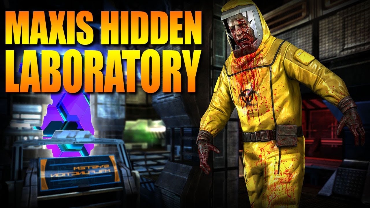 MAXIS HIDDEN LABORATORY (New Map)(Call of Duty Zombies Mod)