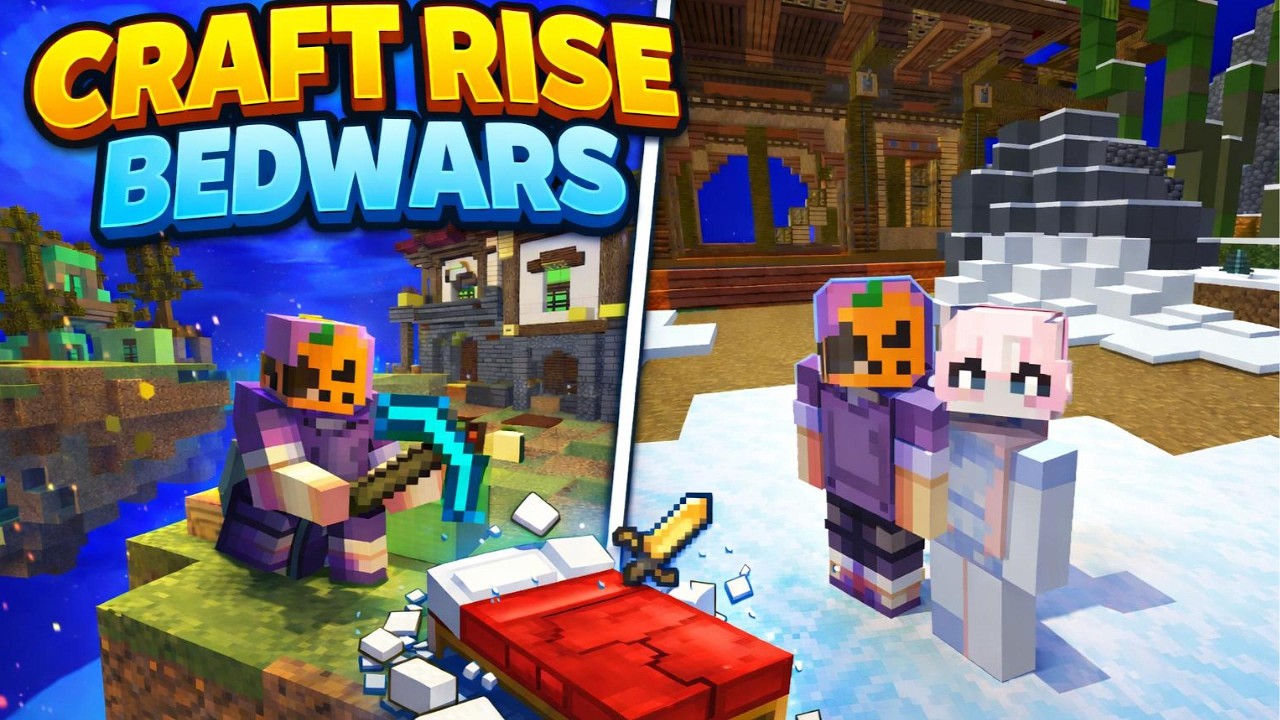 Rakipten daha çok kendime zarar veriyorum I craftrise bedwars#2