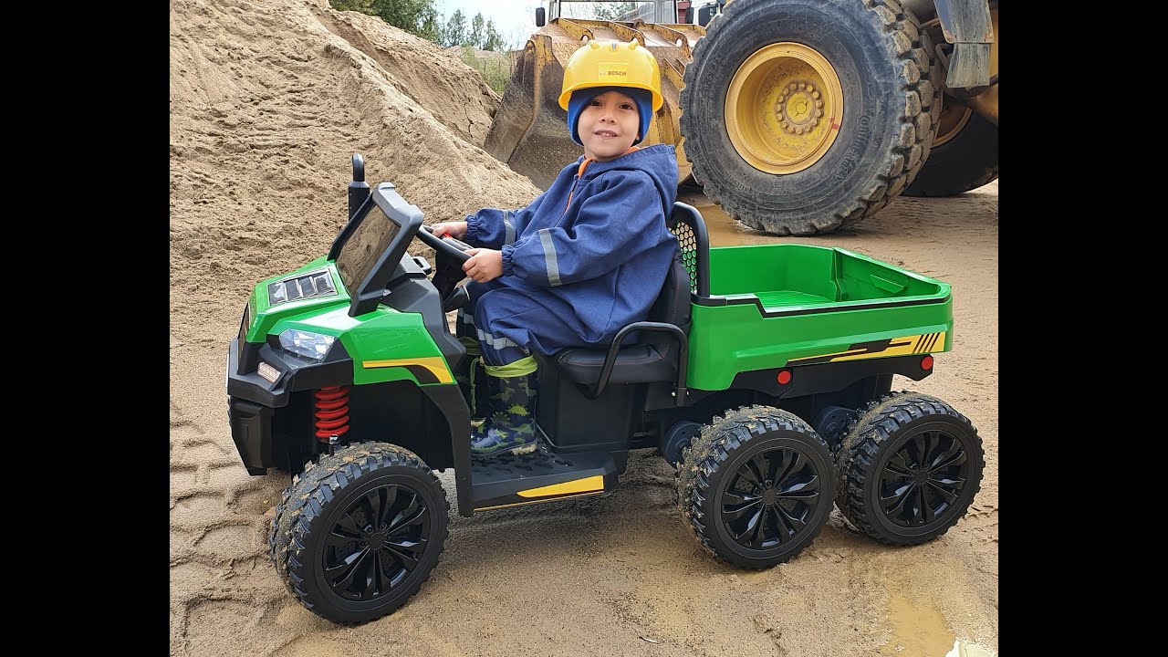 Dreiachs Kipper XXL Rider - 4x200W (800W) - 24V Kinderauto