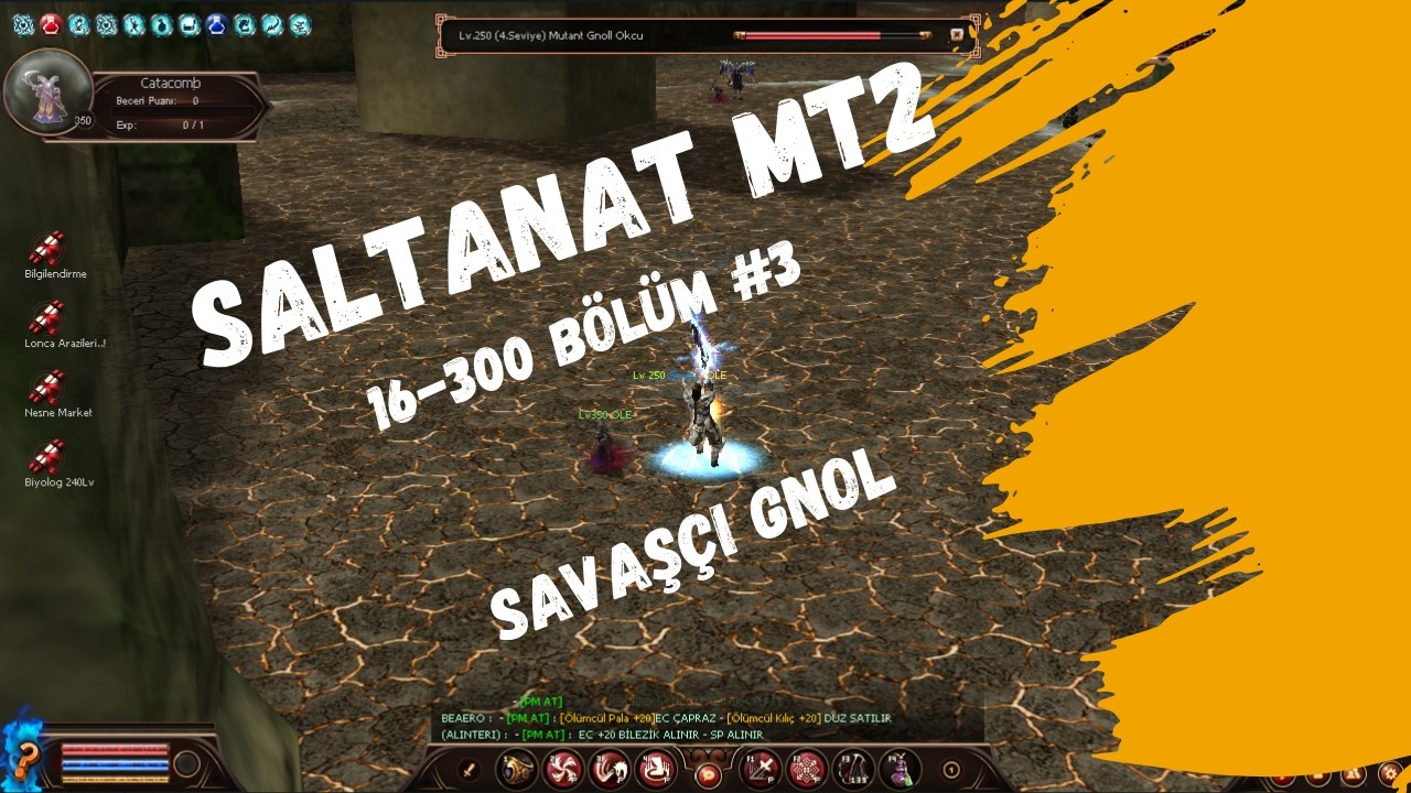 🔥 ÇEKİLİŞ VAR! | Gnol Farmı + Saatte Kaç İksir Düşüyor? | Saltanat Metin2 16→300 Bölüm 3