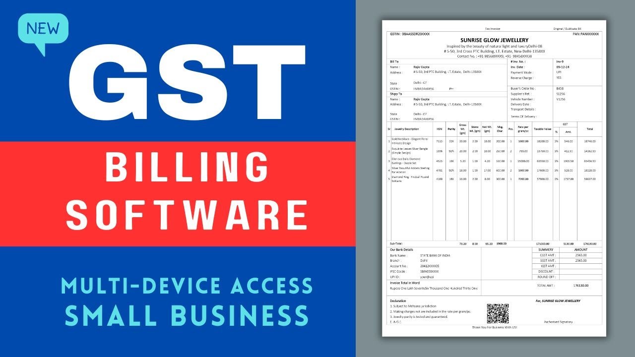 Best GST Billing Software for Mobile & Laptop