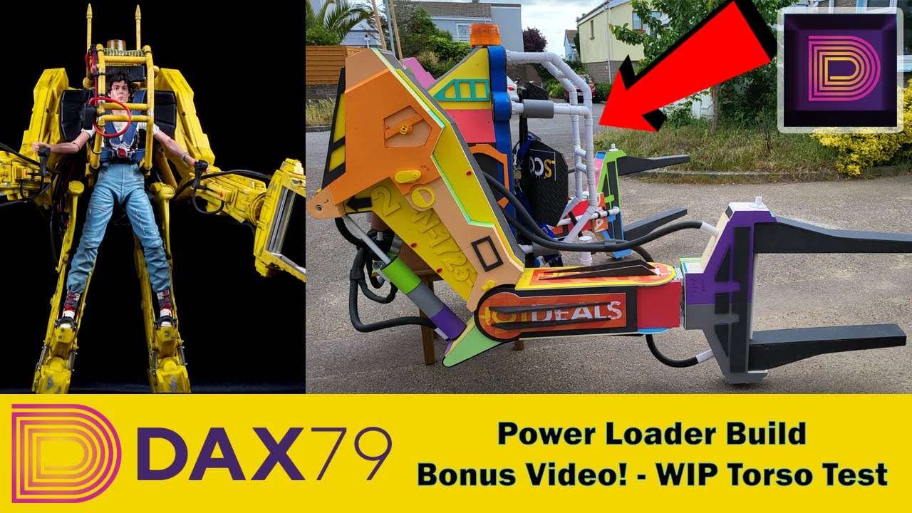 Aliens Power Loader Cosplay Torso Test