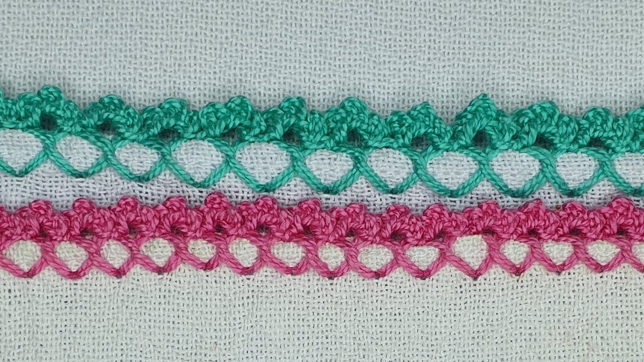 Maravillosa | Orillas para Servilletas de una Sola vuelta | Orillas a Crochet.