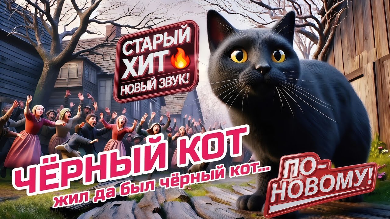 Чёрный Кот 😻🐈‍⬛🐈  Кавер С Новыми Куплетами | Танцевальный Шансон 